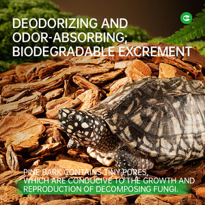 Cleen Organische Pijnboombast Substraat 4l Natuurlijk Bodemmateriaal Voor Reptielen Amfibieën Schildpadden En Hagedissenterraria - Product Image 4