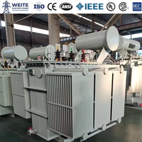 Transformateur immergé dans l'huile 35 kV 6300 kVA 800 kVA 3000 kVA Transformateurs MT et HT Certifiés CE pour Poste de Transformation Fonctionnement Fiable