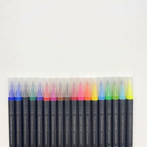 ชุดปากกามาร์คเกอร์แบบหัวคู่ 12 18 24 100 สี สำหรับวาดภาพระบายสีน้ำ สำหรับผู้ใหญ่และเด็ก - Product Image 2