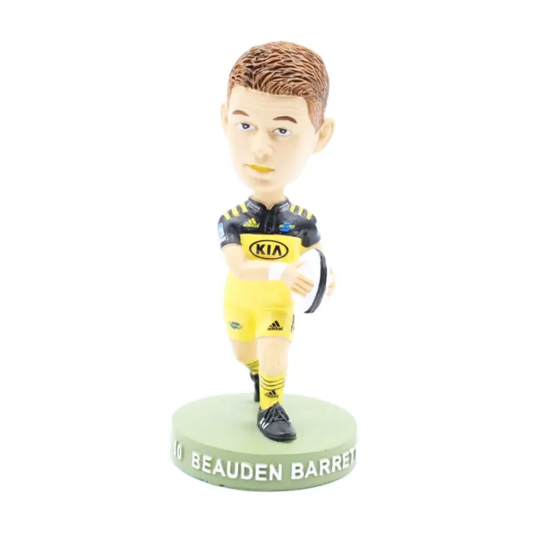 เรซิน Beauden Barrett Bobbleheads นักฟุตบอลหัวโตของเล่น