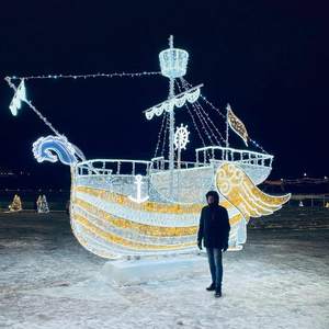 Decoración LED 3D de Veleros para Resorts Costeros, Paseos Marítimos, Monumentos, Festivales de Invierno, Navidad y Paisajes - Product Image 1
