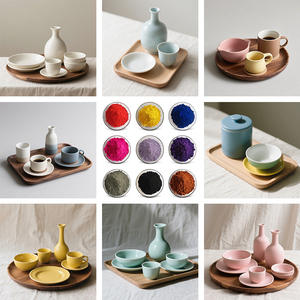 Pigmenti in polvere di smalto ceramico colorante lucidato mattonelle per pareti esterne ad alta temperatura copertura del corpo completo per pigmenti in pelle - Product Image 4
