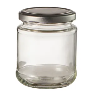 Wholesale 100ml 150ml 200ml Honey Jar Glass Jar With Cap For Food Food Grade Kitchen Storage Glass Jars