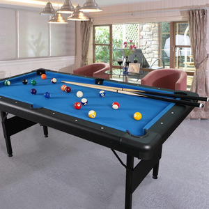 Meja kolam Billiard kustom pabrik 2025 diskon besar-besaran bahan MDF 6FT/7FT multifungsi permainan biliar meja kolam renang - Product Image 1