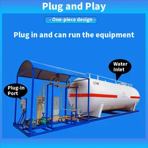 CJSE Lpg Filling Station Horizontal Lpg Skid Station 5000liter Lpg Skid Station