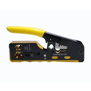 <span class=keywords><strong>Mini</strong></span> outil de sertissage de réseau Cat5e/Cat6/Cat7 RJ45 Pass Through Plier Cable Crimping Hand Tool - Product Image 1