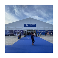 Tente d'exposition extérieure de grande taille 15x30m 20x50m, hall d'exposition semi-permanent temporaire pour grandes foires commerciales
