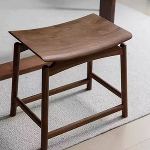 Solid <b>Wood</b> <b>Bench</b> Yuanbao Stool 6kg Environmental Friendly Home Stool - Product Image 2
