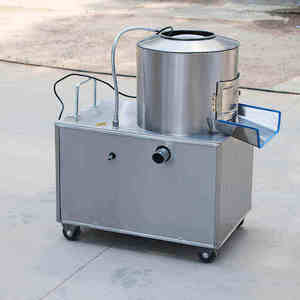 Éplucheuse de manioc, machine à nettoyer et à éplucher les pommes de terre, le taro, les patates douces et les <span class=keywords><strong>carottes</strong></span>, éplucheuse électrique en acier inoxydable - Product Image 5