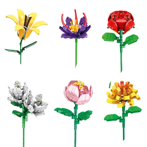 Blocs de construction personnalisés Hengzhi, fleurs, <span class=keywords><strong>nano</strong></span> blocs, <span class=keywords><strong>puzzle</strong></span> <span class=keywords><strong>3D</strong></span>, briques pixel, mini blocs de construction pour enfants, jouets - Product Image 3