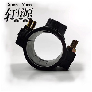 Chứng Khoán PN16 63*3/4 "đen kẹp yên Ống phù hợp nữ TEE với HDPE yên Kẹp tăng cường Vòng PN16 nữ chủ đề - Product Image 3