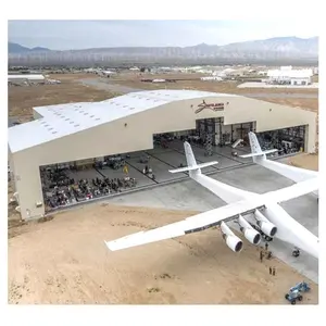 LFBJMB بناء الهيكل الصلب الجمالون الفضاء المشتركة تصميم المطار الحانبة للطائرات