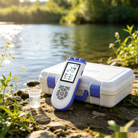 Medidor de pH Portátil, Analizador Digital de Calidad del Agua para Análisis de Agua en Laboratorio y Pruebas Industriales