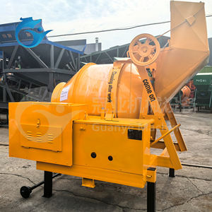 JZR320 Mezclador de Hormigón 320L Construcción Pesada Q235 Tambor de Acero Mezclador de Motor Diesel - Product Image 4