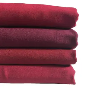 Yüksek kaliteli tedarikçi düz boya dokuma % 100% polyester Como krep giysi kumaşı