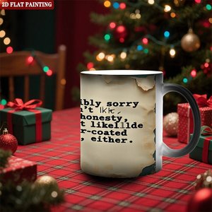 Travel Camp Magic Mug 11oz Frosted Black <b>Ceramic</b> Heat Color Changing Tea <b>Cup</b> - Product Image 2