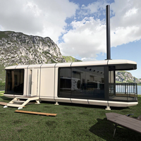Maison Capsule Préfabriquée de Luxe D'Extérieur, Espace Commercial Moderne en Conteneur de 40 pieds sur 2 Étages – Fournisseur