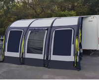 Gonflable RV Auvent Chambre Respirant Étanche Toit Camper Van Tente pour Famille Camping Caravane Auvent Tente