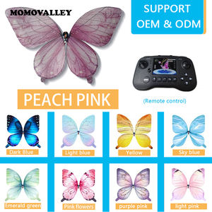 Farfalle Bioniche Dorate Magiche Grandi e Intelligenti con Ali Mobili e Luci LED per Matrimoni, Drone con Anello e Spettacolo di Luci LED per Decorazioni - Product Image 2