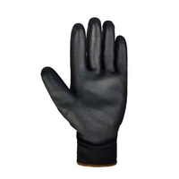 Gants de sécurité multi-hazards Defsafety, antidérapants, compatibles écrans tactiles, en PU blanc, avec poignets tricotés, flexibles et respirants pour travaux techniques
