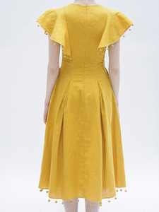Gao Leng <span class=keywords><strong>Yu</strong></span> Sœur Aînée Vent Matures Jupe Longues En Coton Et <span class=keywords><strong>Lin</strong></span> Style Robe Femmes Jupe En <span class=keywords><strong>Lin</strong></span> - Product Image 3