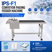 Máquina Alimentadora de Banda Transportadora IPS-F1, Máquina de Empaquetado de Alta Velocidad para Producción de Bolsas de Plástico, Línea de Impresión y Paginación