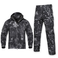 Veste Softshell Tactique au Design Classique, Pantalon Softshell, Ensemble de Vêtements d'Hiver, Tenue Tactique, Uniforme