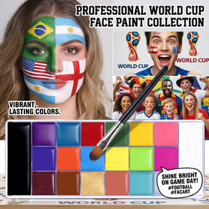 <span class=keywords><strong>Pintura</strong></span> Corporal en Crema, Maquillaje Profesional Mate, Resistente al Agua y de Larga Duración, <span class=keywords><strong>Pintura</strong></span> Facial para Fiestas, <span class=keywords><strong>Halloween</strong></span>, Cosplay, Maquillaje de Payaso - Product Image 1