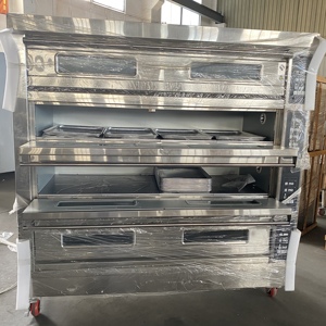 Horno de Convección Automático de Gas de Cuatro Niveles y 16 Bandejas, de Acero Inoxidable, para Panadería Comercial, Máquina para Hacer Snacks para Fábrica de Alimentos, a Gas y Eléctrico - Product Image 3