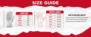 Gants de baseball et de softball professionnels en cuir de porc, pour gaucher, pour le poste de receveur, isolés, avec motif H, unisexe, vente en gros - Product Image 6