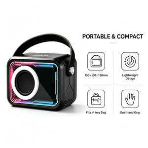 En gros, Enceinte Bluetooth portable Art Déco avec miroir infini, design vase mural suspendu, certifiée RoHS, couleurs RGB, pour Diwali, mariages et fêtes - Product Image 2
