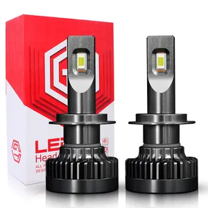 Super brillante 9005 9006 estroboscópica 10000lm 6000K H1 coche H11 9005 9006 bombilla Led G50 LED ¿Es H4 Led H7 faros Led