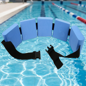Ceinture de flottaison en mousse bleue pour enfants et adultes – Équipement sportif pour piscine estivale - Product Image 1