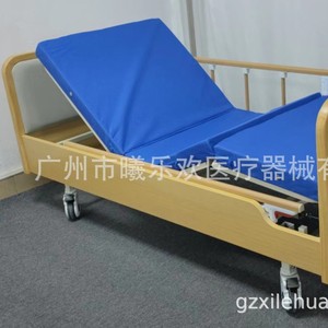 Lit d'hôpital en bois Xi Le Huan 2170x1050x500mm, lit multifonctionnel à hauteur réglable pour personnes âgées et patients paralysés - Product Image 4