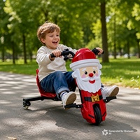 Trottinette Électrique Intelligente à 3 Roues de 8 Pouces 36V 3.6AH, Moteur 250W, Charge Maximale 100kg, Drift 360, Crazy Trike Métallique pour Enfants