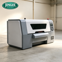 Mesin Printer DTF Dual Head Industrial Desktop untuk Transfer Film PET, Pencetakan Hoodie dan Jaket