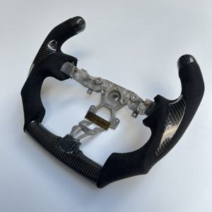 CCExcellent <span class=keywords><strong>ราคา</strong></span>โรงงานที่มีความเงาคาร์บอนไฟเบอร์ F1รูปร่างนิ้วหัวแม่มือจับสำหรับนิสสัน<span class=keywords><strong>370z</strong></span> คาร์บอนไฟเบอร์พวงมาลัย - Product Image 3