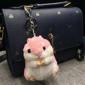 Porte-clés animaux mignons en peluche douce, écureuil et hamster rembourrés en coton PP, pour les amoureux des animaux (unisexe) - Grande Vente - Product Image 5