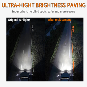โคมไฟตัดหมอกสำหรับขับรถไฟตัดหมอก LED ลำแสงต่ำ3สี3000K 4300K 6000K 3นิ้ว120W Ip68กันน้ำได้สูงต่ำ - Product Image 3