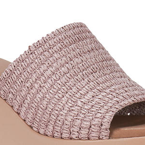 <span class=keywords><strong>Mules</strong></span> compensées confortables pour femmes, à enfiler, avec design tressé, effet pieds nus, pour augmenter la taille, idéales pour les occasions décontractées estivales - Product Image 6