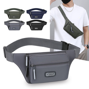 Unisex Sports Waist Bag Oxford Cloth Portable Breathable Lightweight Business Travel Daily Commute Solid Color Men's Fanny Pack - Product Image 2