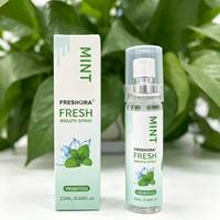 Spray buccal multi-saveurs pour une haleine fraîche, portable, pêche, menthe, citron vert, spray rafraîchissant pour la bouche, soin contre la mauvaise haleine
