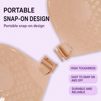 Coussinets de soutien-gorge adhésifs respirants en tissu Mango Wing, effet push-up, invisibles, anti-transpiration et imperméables