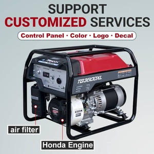 Générateur d'électricité à <span class=keywords><strong>essence</strong></span> à cadre ouvert haute efficacité 2,8 kW 3 kW Honda GP200 pour les événements et les fêtes - Product Image 3