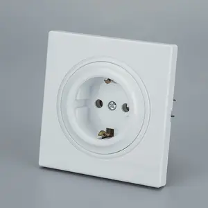 Sockets And Switches Wall EU Standard Custom High Quality Wall Switch Glass House Wall Socket Switches Electric Wall Sockets And Switches