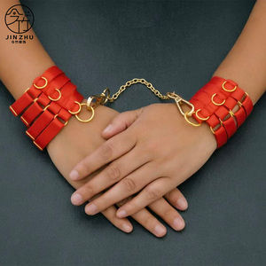 JINZHU Nouvelles basse-cuisses ajustables pour adultes, style Europe et Amérique. Bracelet rouge avec boucle de serrage spéciale. - Product Image 2