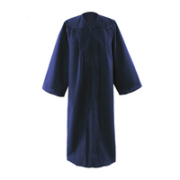 Robe de fin d'études matte unisexe pour adulte pour le lycée et le collège Robes de chaire Robe de pasteur et Halloween