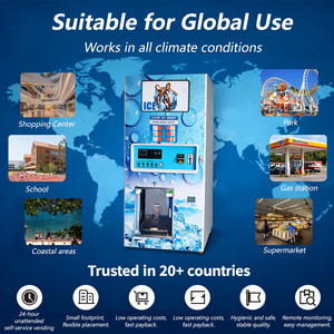 Commerciële automatische ijsverkoopautomaat, buiten ijsdispenser, zelfbedienings ijsmachine voor tankstations en supermarkten - Product Image 6