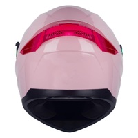 Casques modulaires rabattables roses de haute qualité, personnalisés, protecteurs, sûrs et confortables, en ABS pour moto