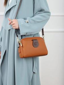 Bolso de hombro de gran tamaño para mujer, bandolera de cuero genuino de vaca, bolso con bolsillo para teléfono, cartera pequeña para mujer - Product Image 4